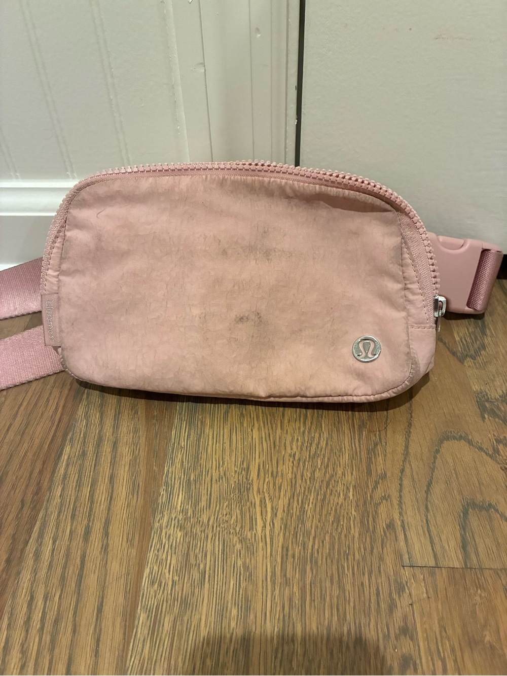 lululemon athletica Pale Pink Crossbody Waist Bag